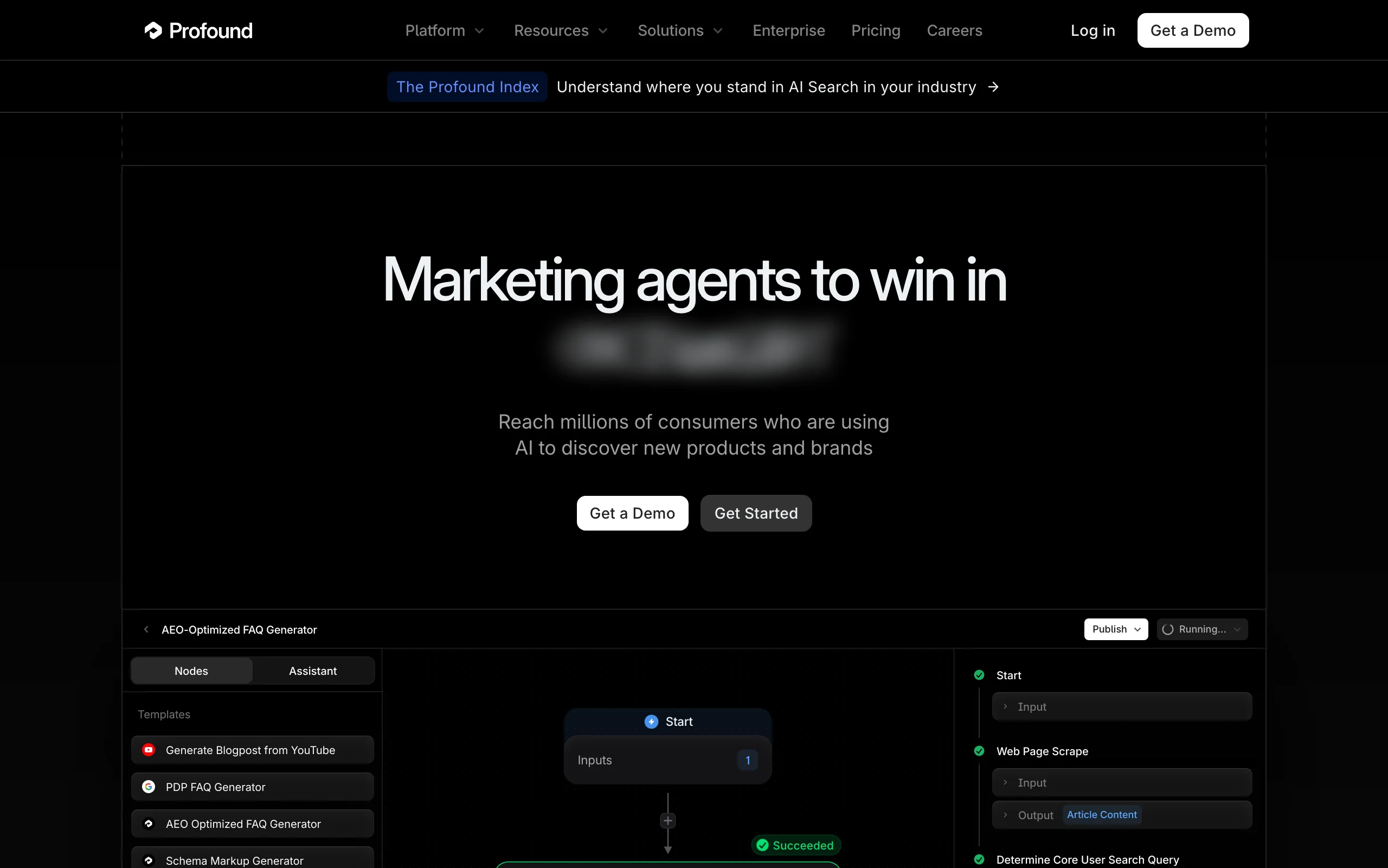 AI Mode SEO Checker: Profound