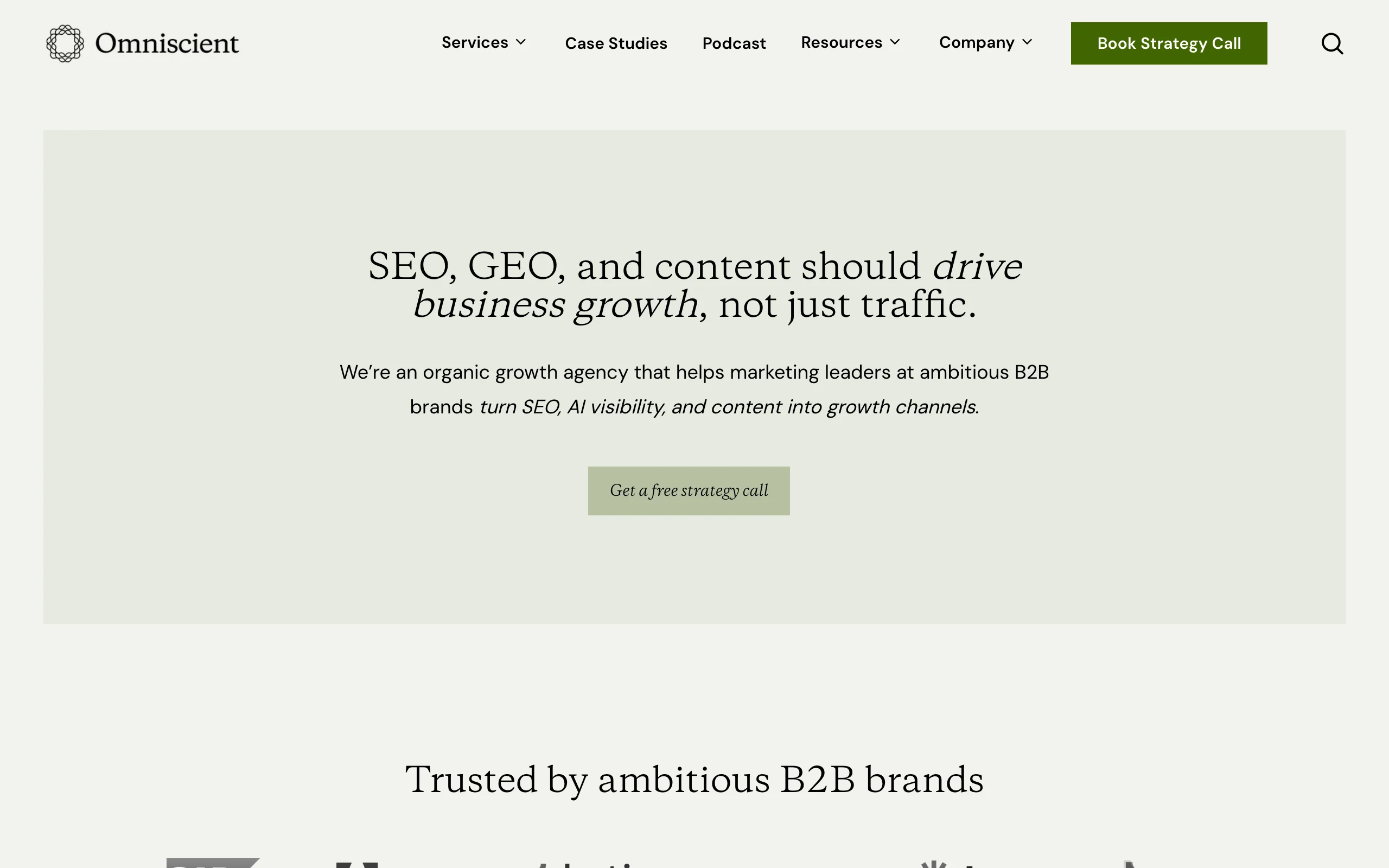 AI Overview Optimization Agency with Omniscient Digital