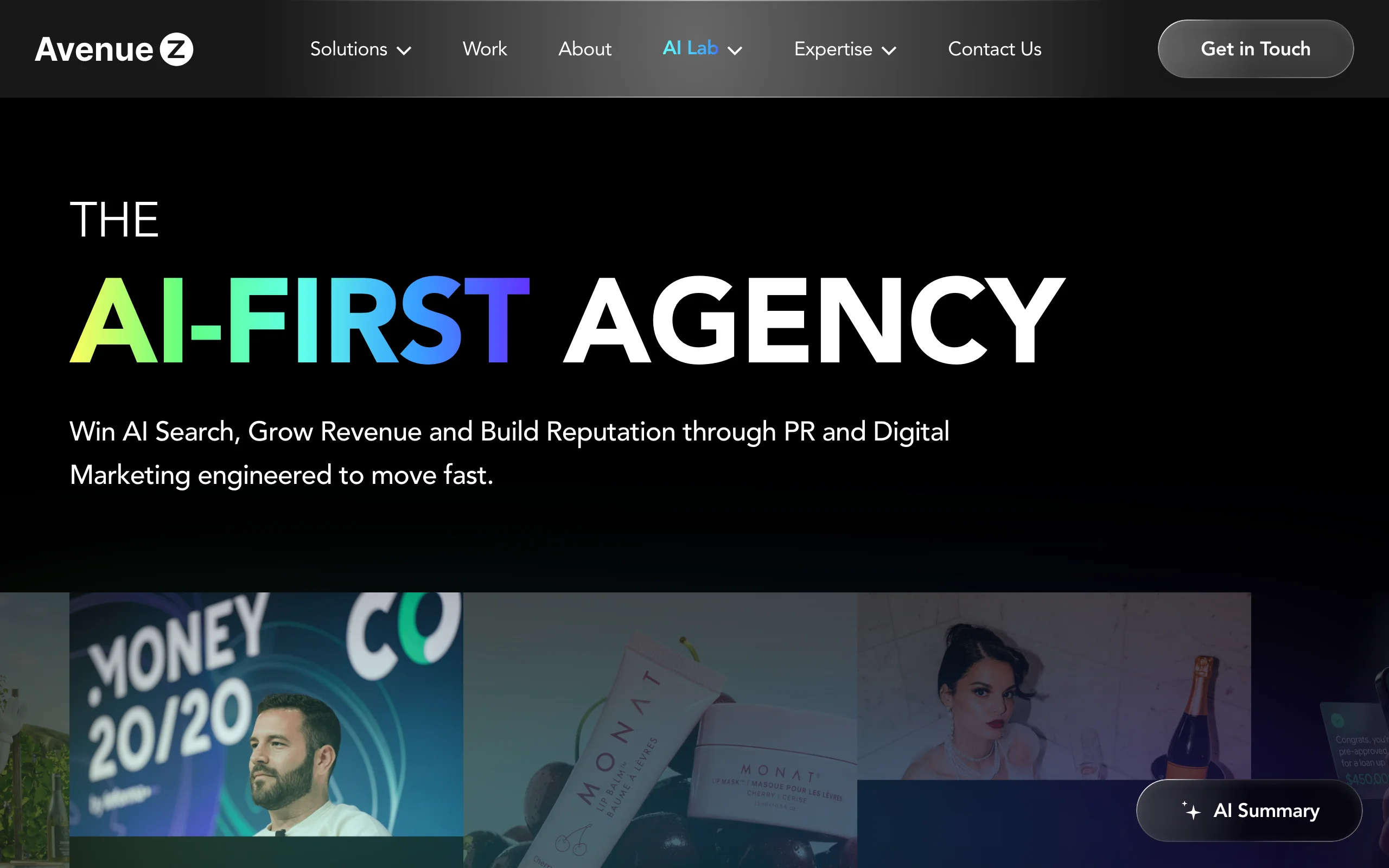 AI SEO Agency with Avenue Z