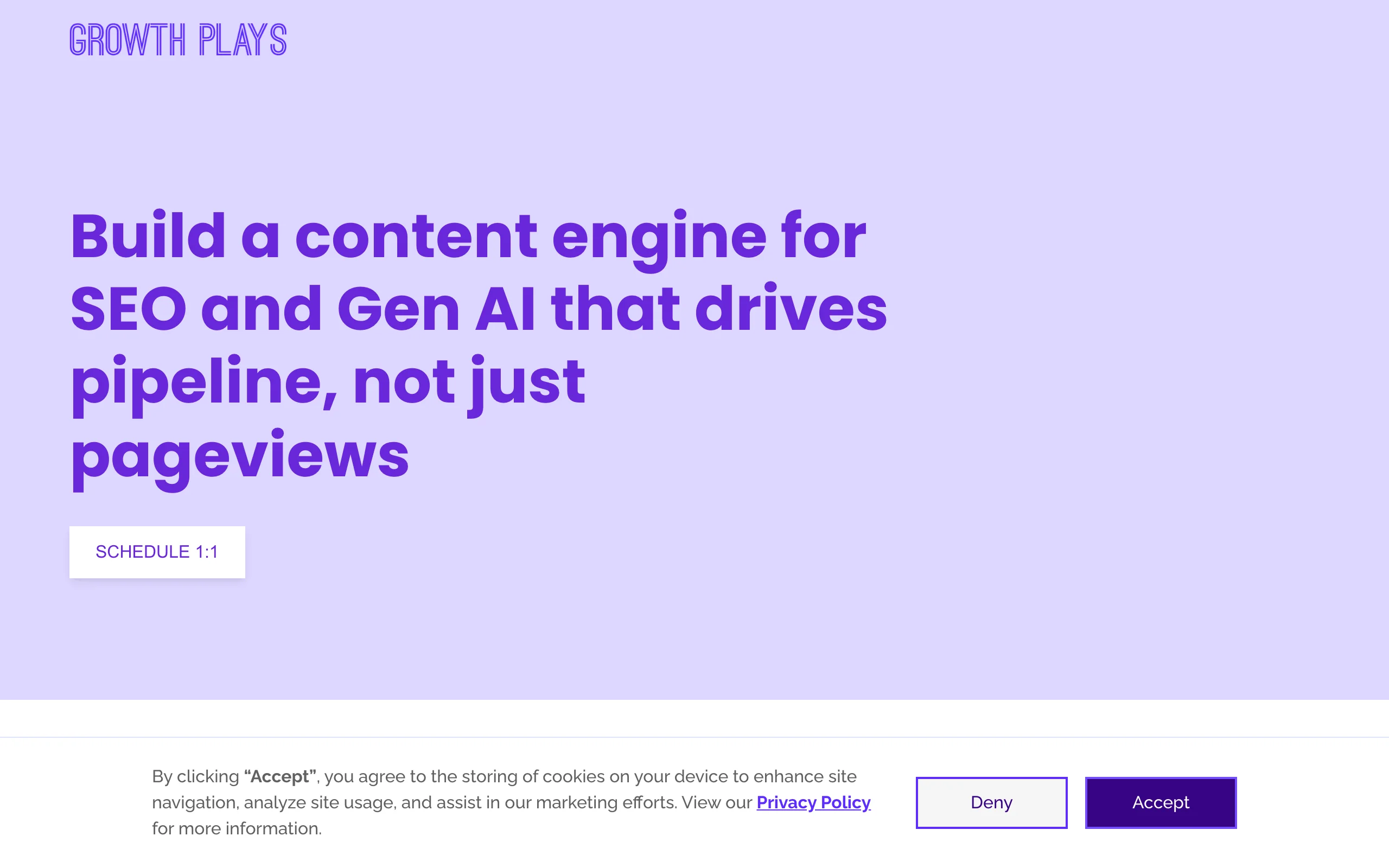 AI SEO Agency with Growth Plays