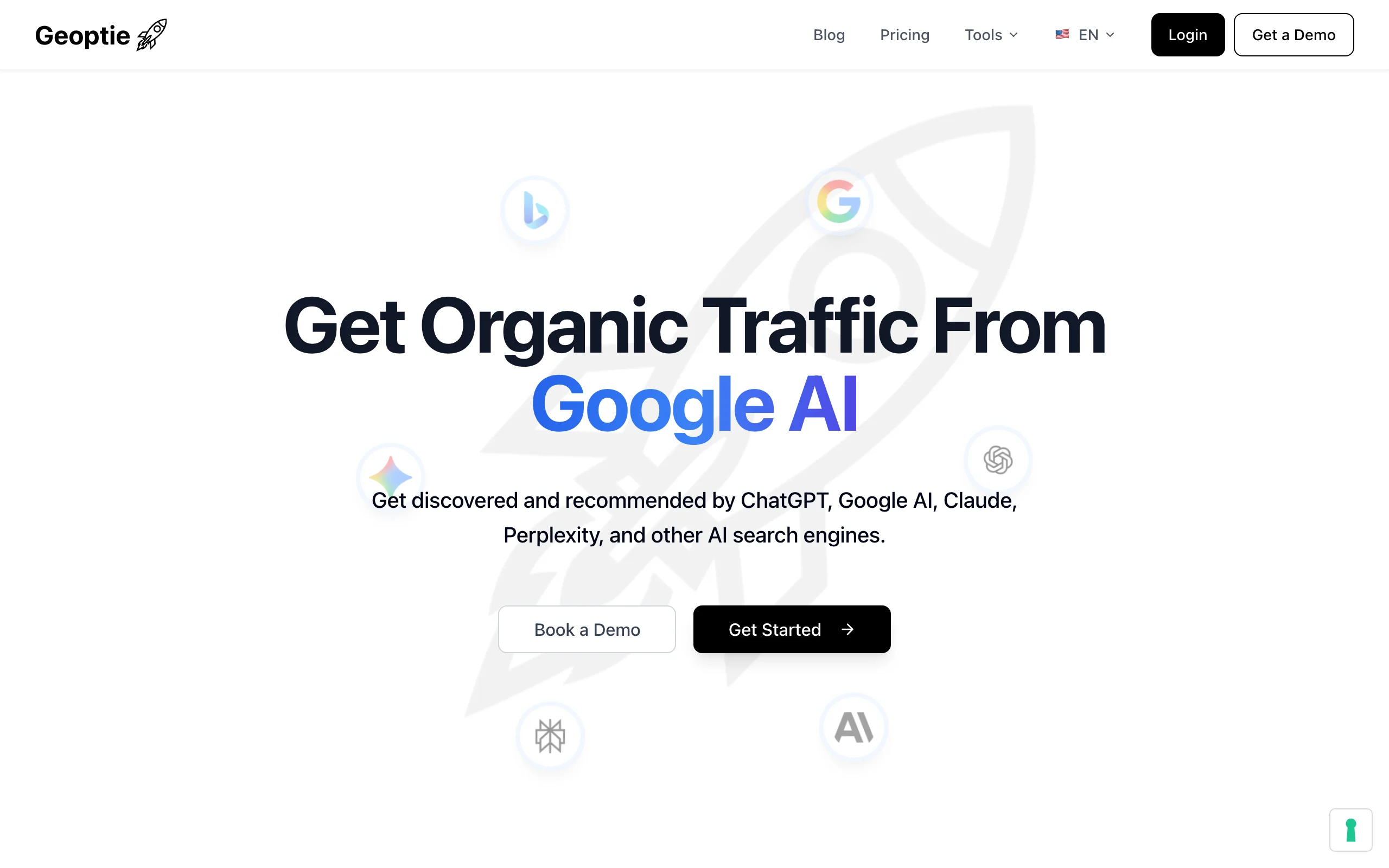 AI SEO Tool with Geoptie