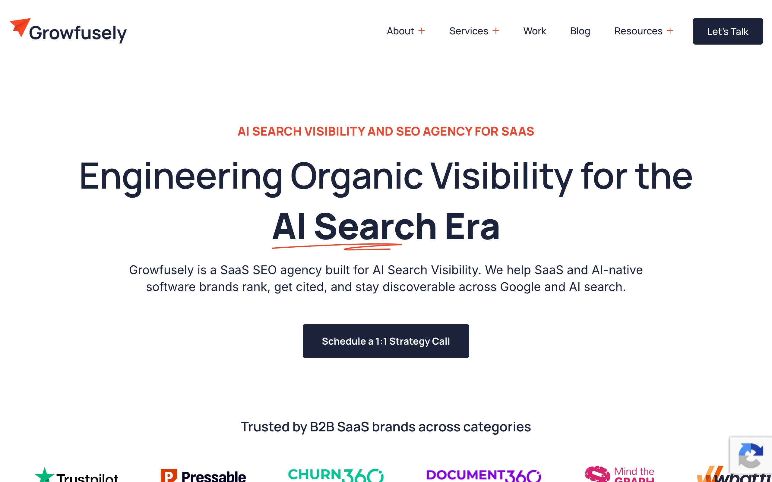 B2B SaaS SEO Agency with Growfusely