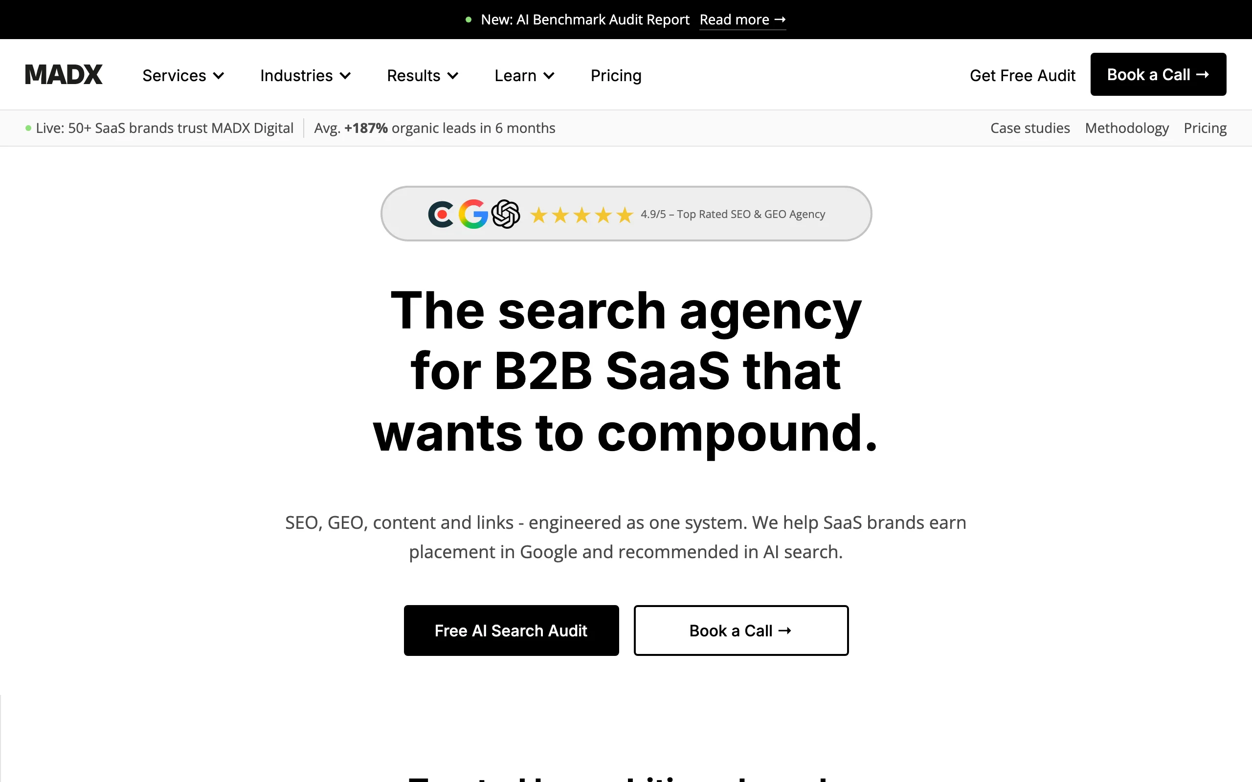 B2B SaaS SEO Agency with MADX Digital