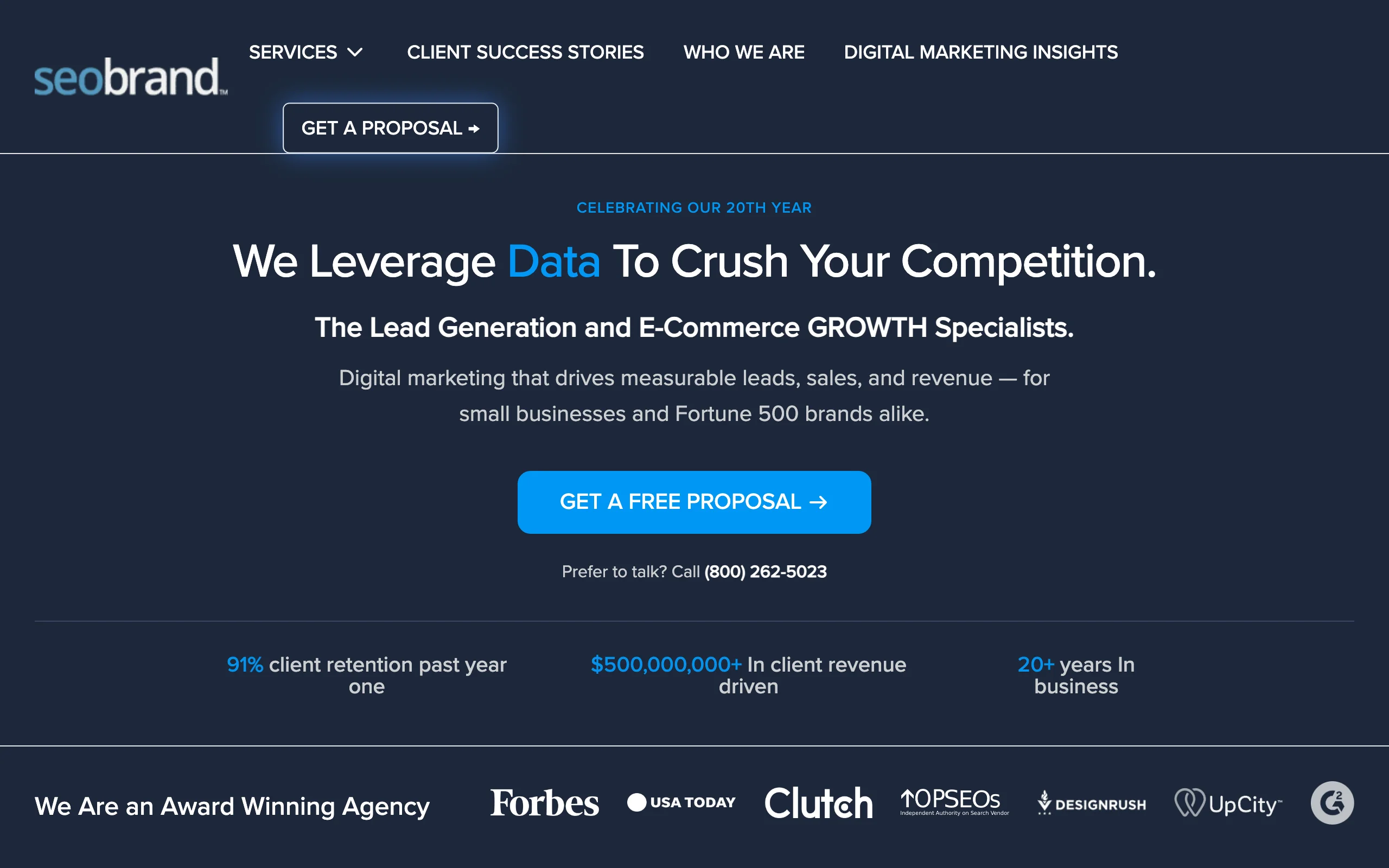 Best GEO Agency for Ecommerce with SEO Brand