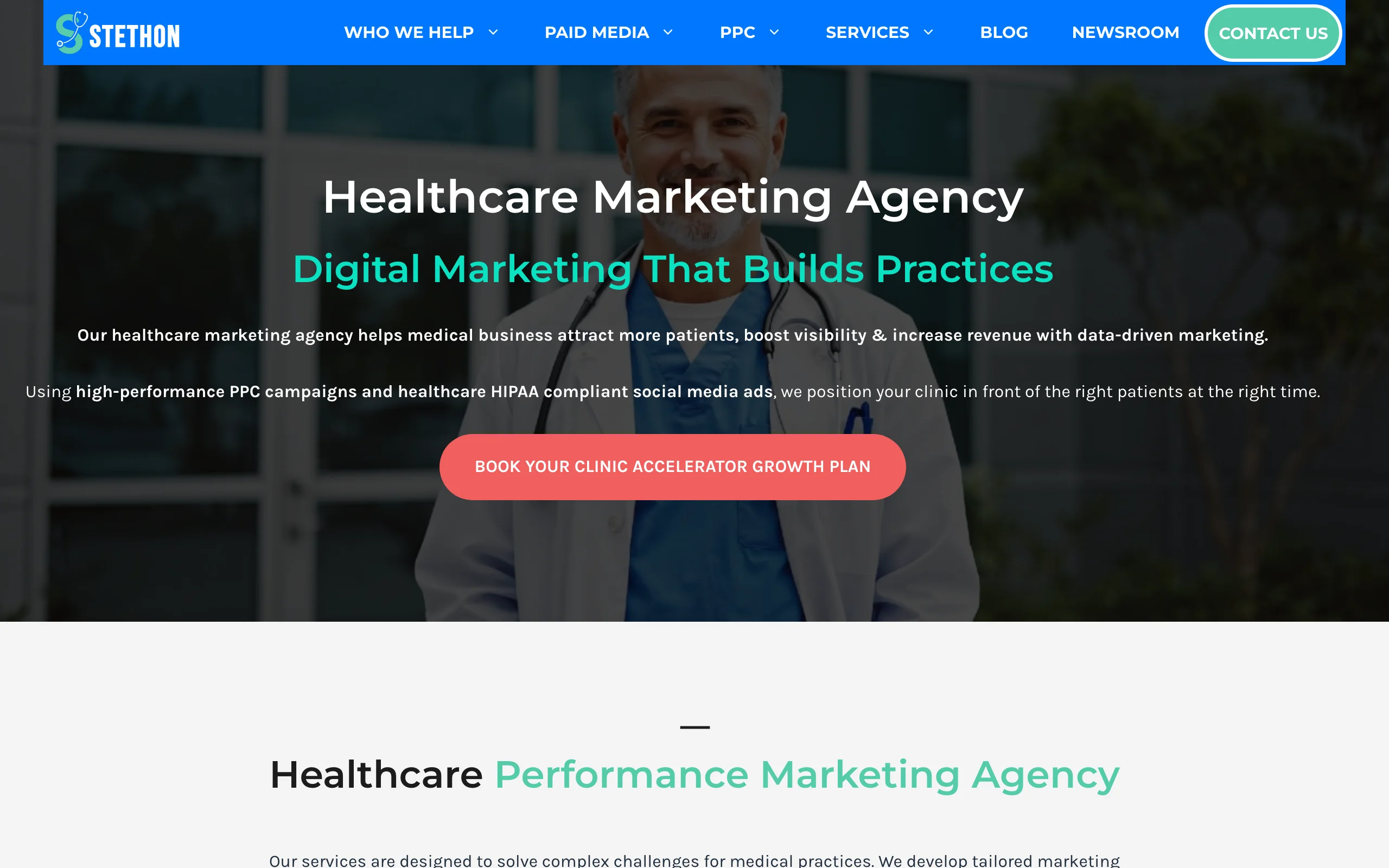 Best GEO Agency for Healthcare with Stethon Digital Marketing