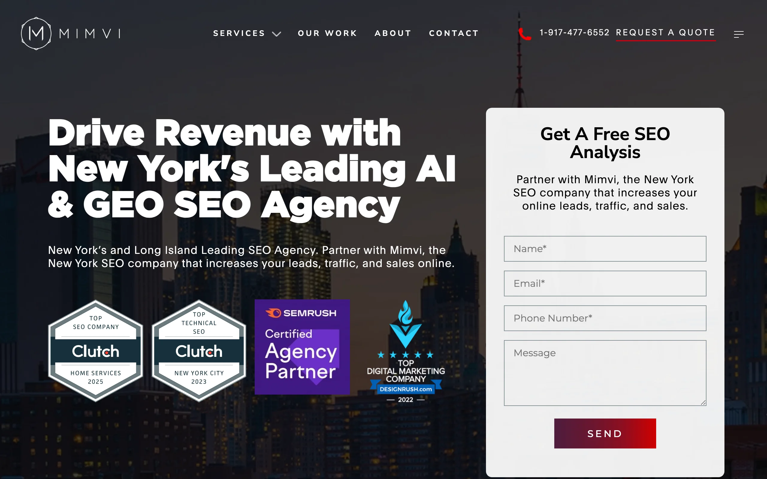 SEO Agency in New York with Mimvi