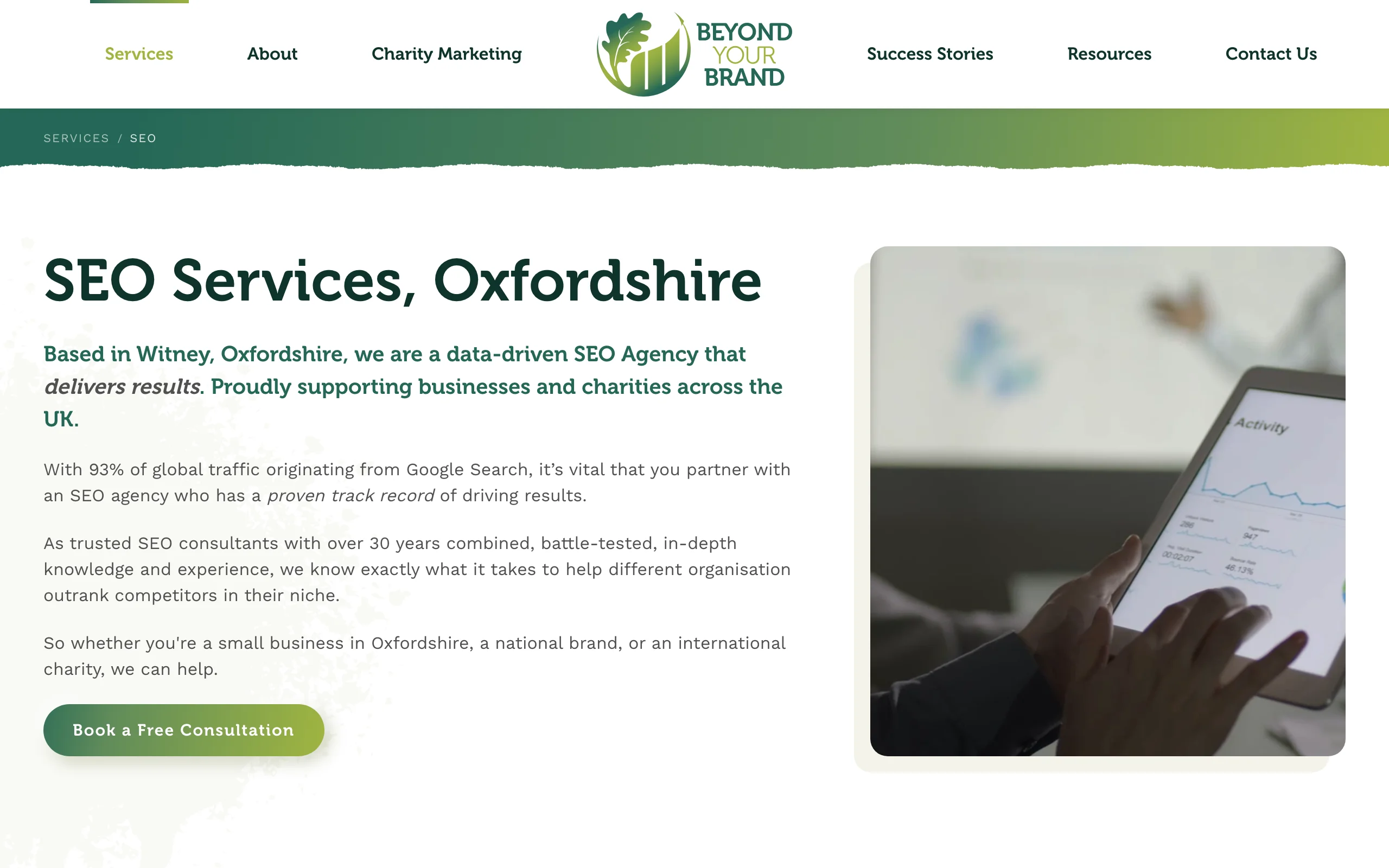 SEO Agency Oxford with Beyond Your Brand