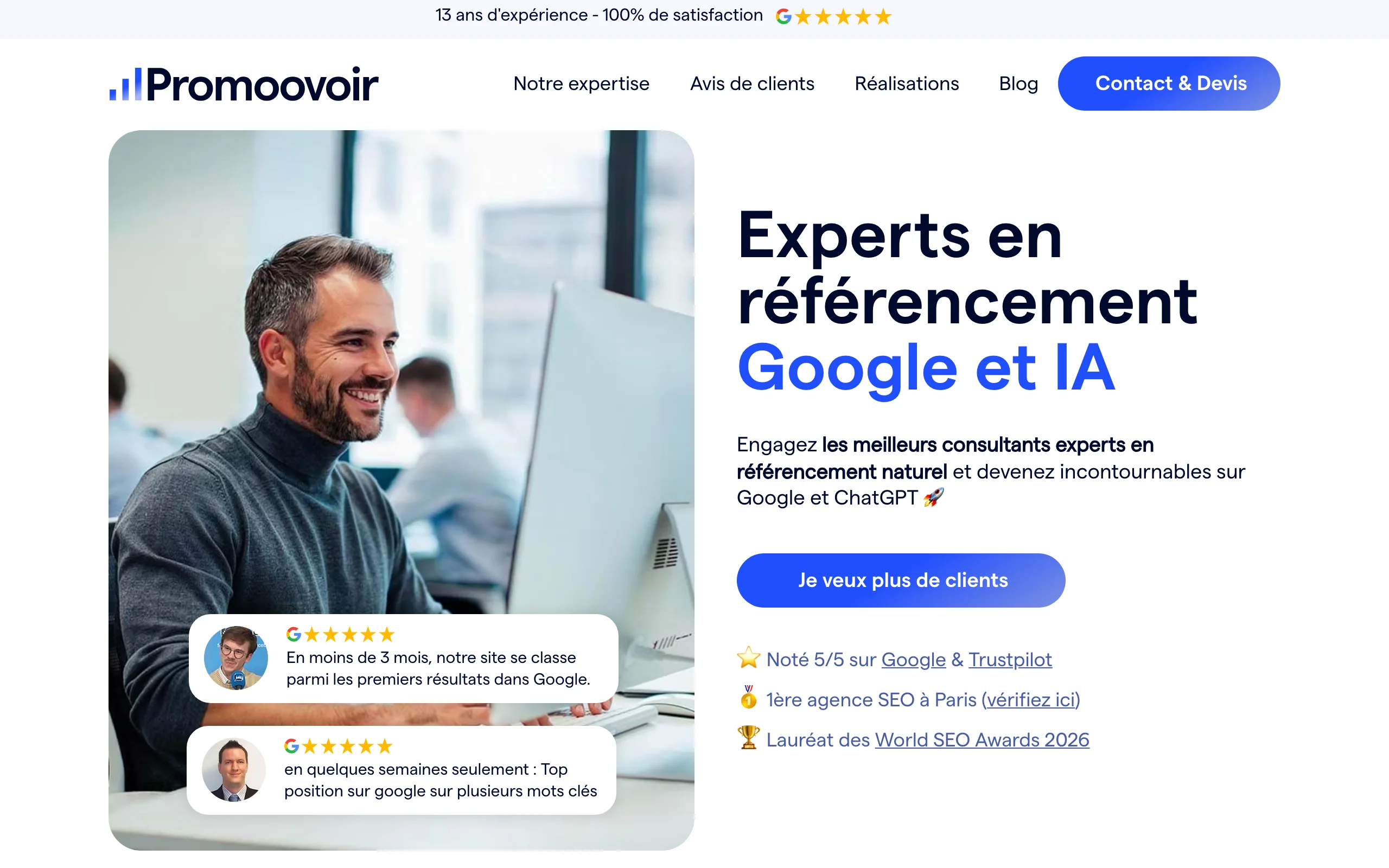 SEO Agency in Paris with Promoovoir