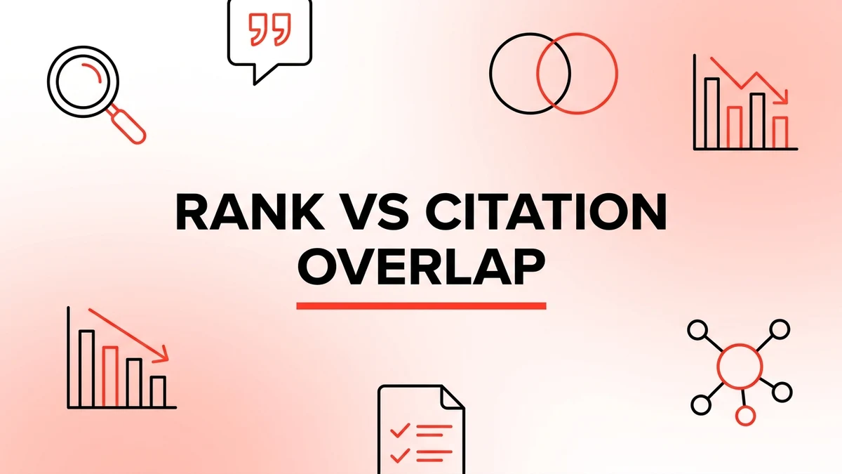 Google Rank and AI Citations Overlap Under 20%