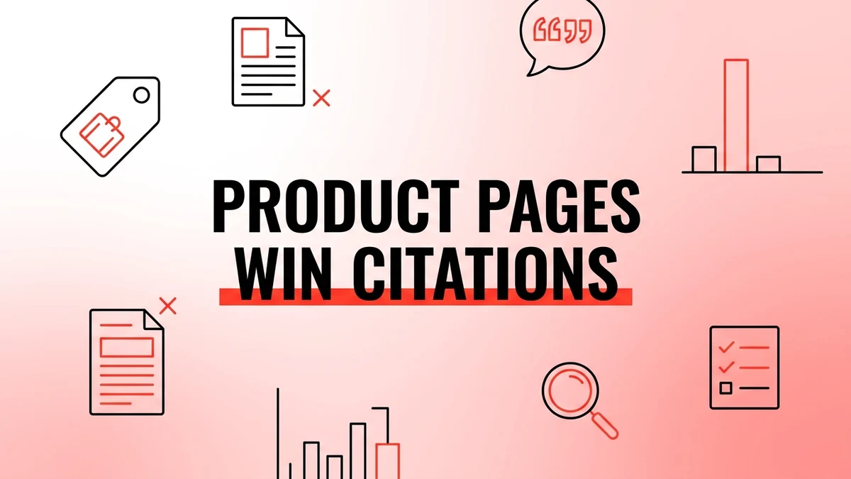 Product Pages Beat Blogs for B2B AI Citations