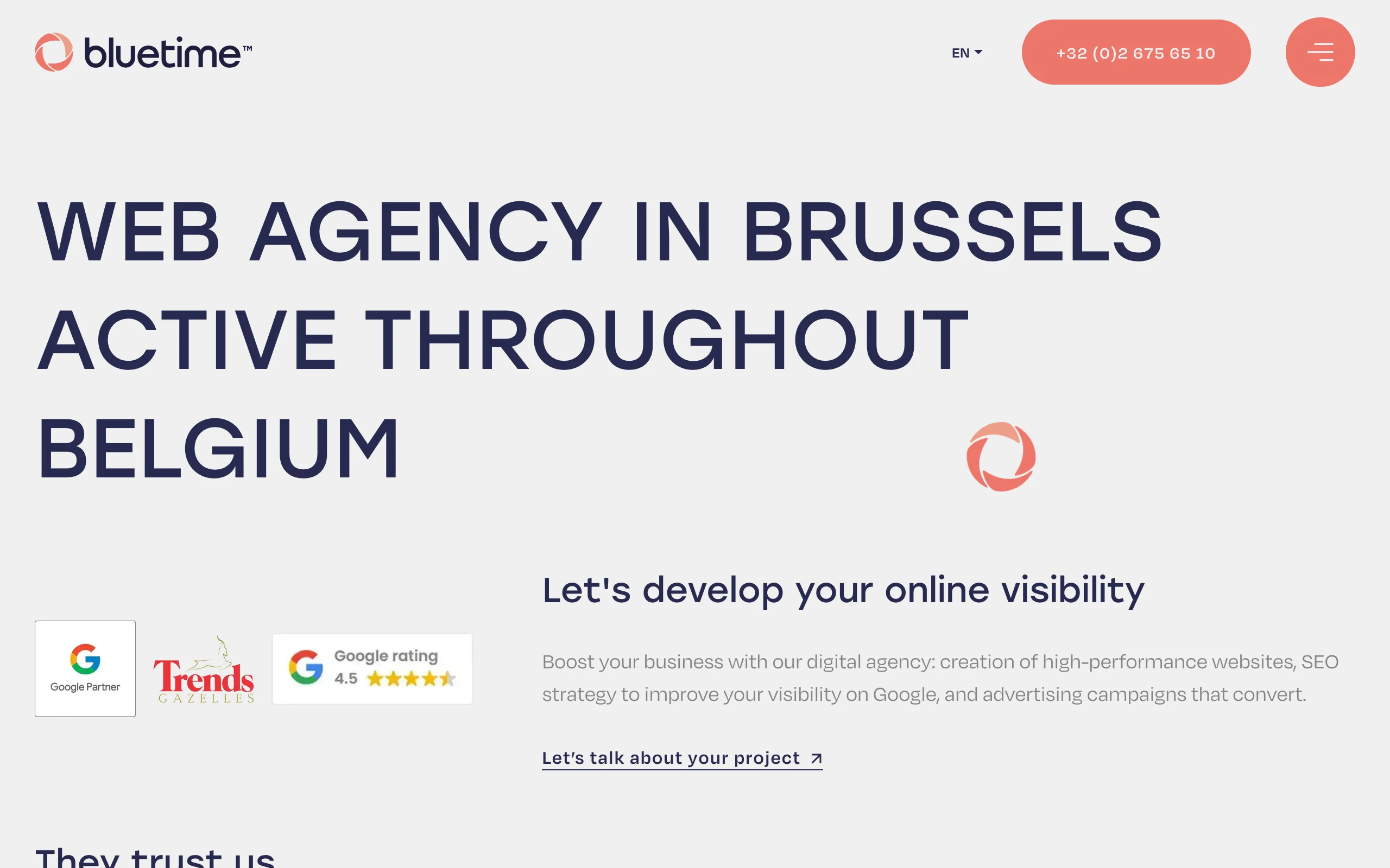 GEO Agencies in Brussels with Bluetime