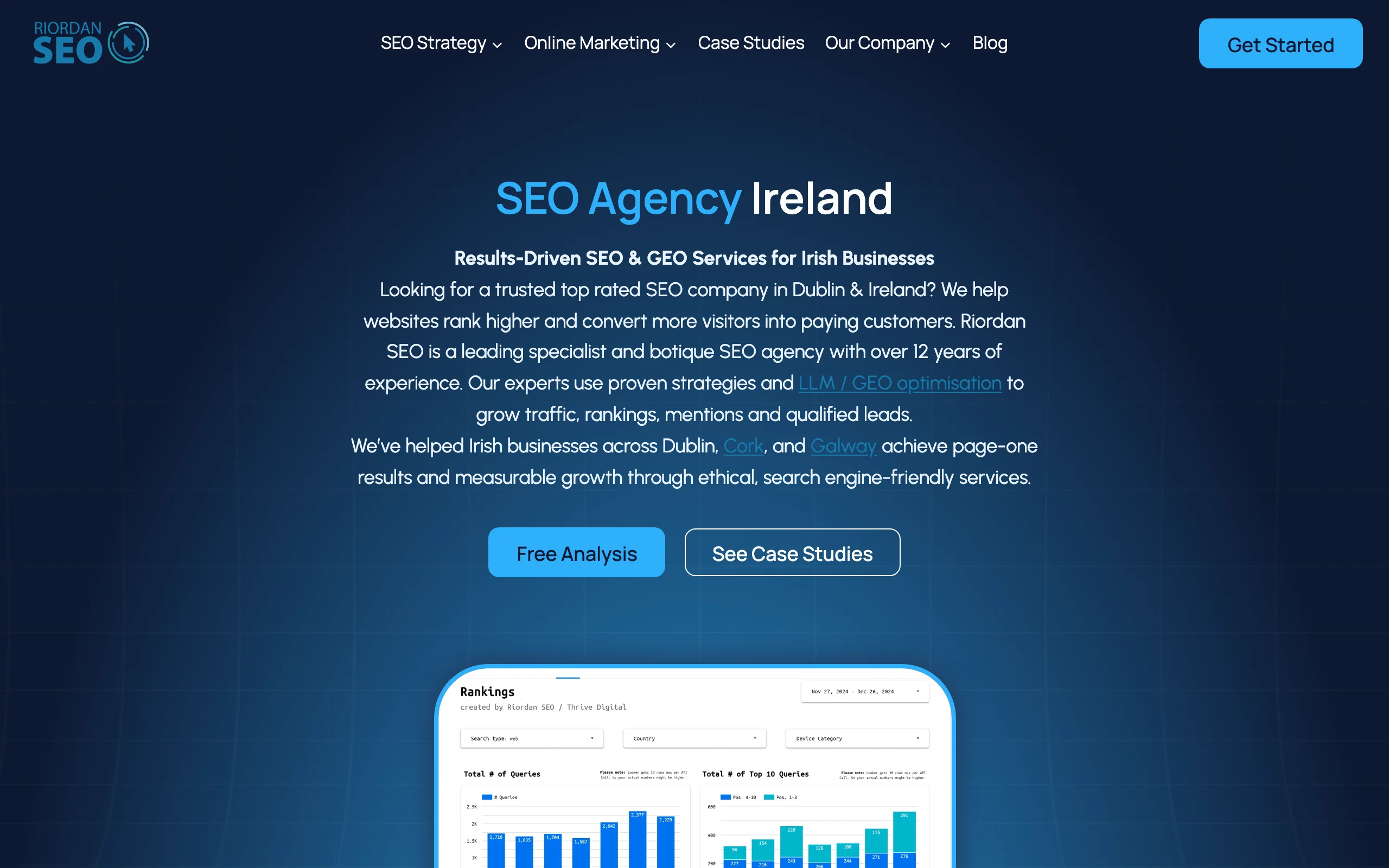 GEO Agency in Dublin with Riordan SEO