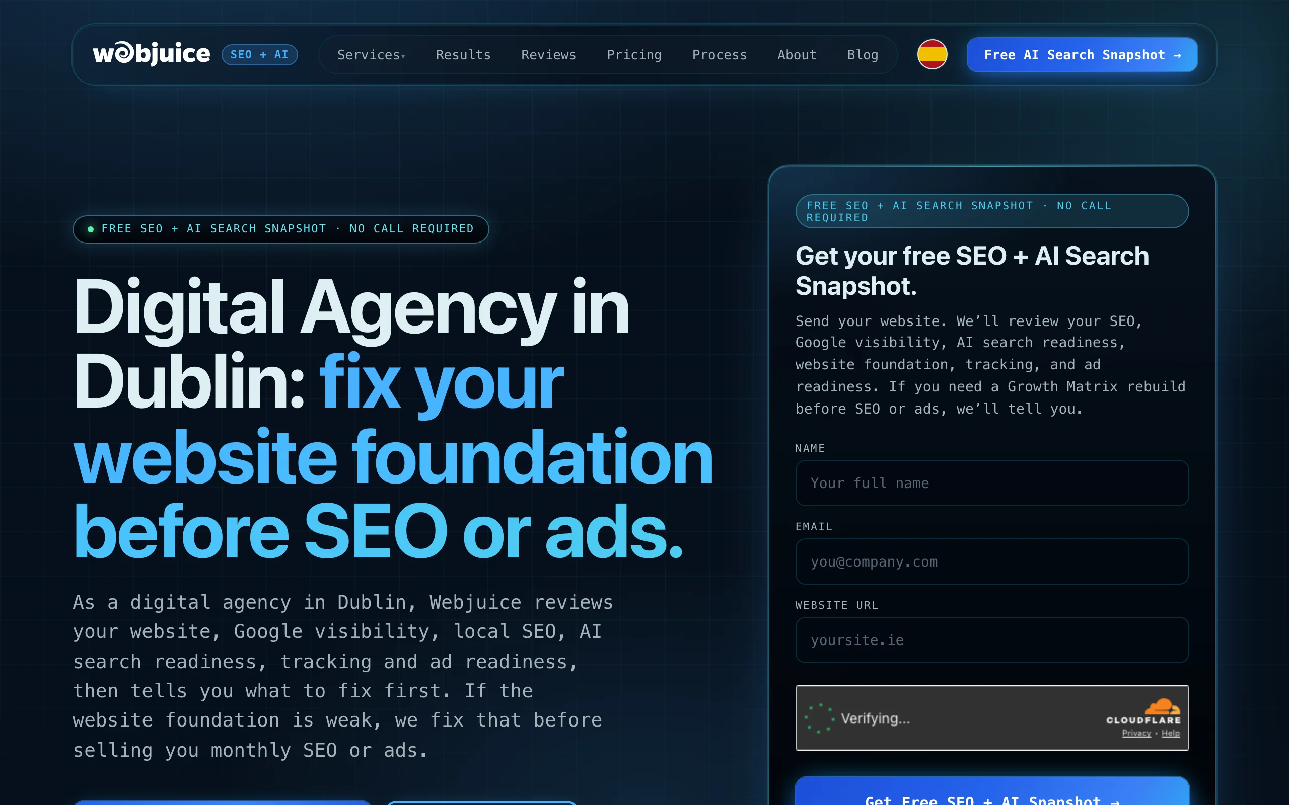GEO Agency in Dublin with Webjuice