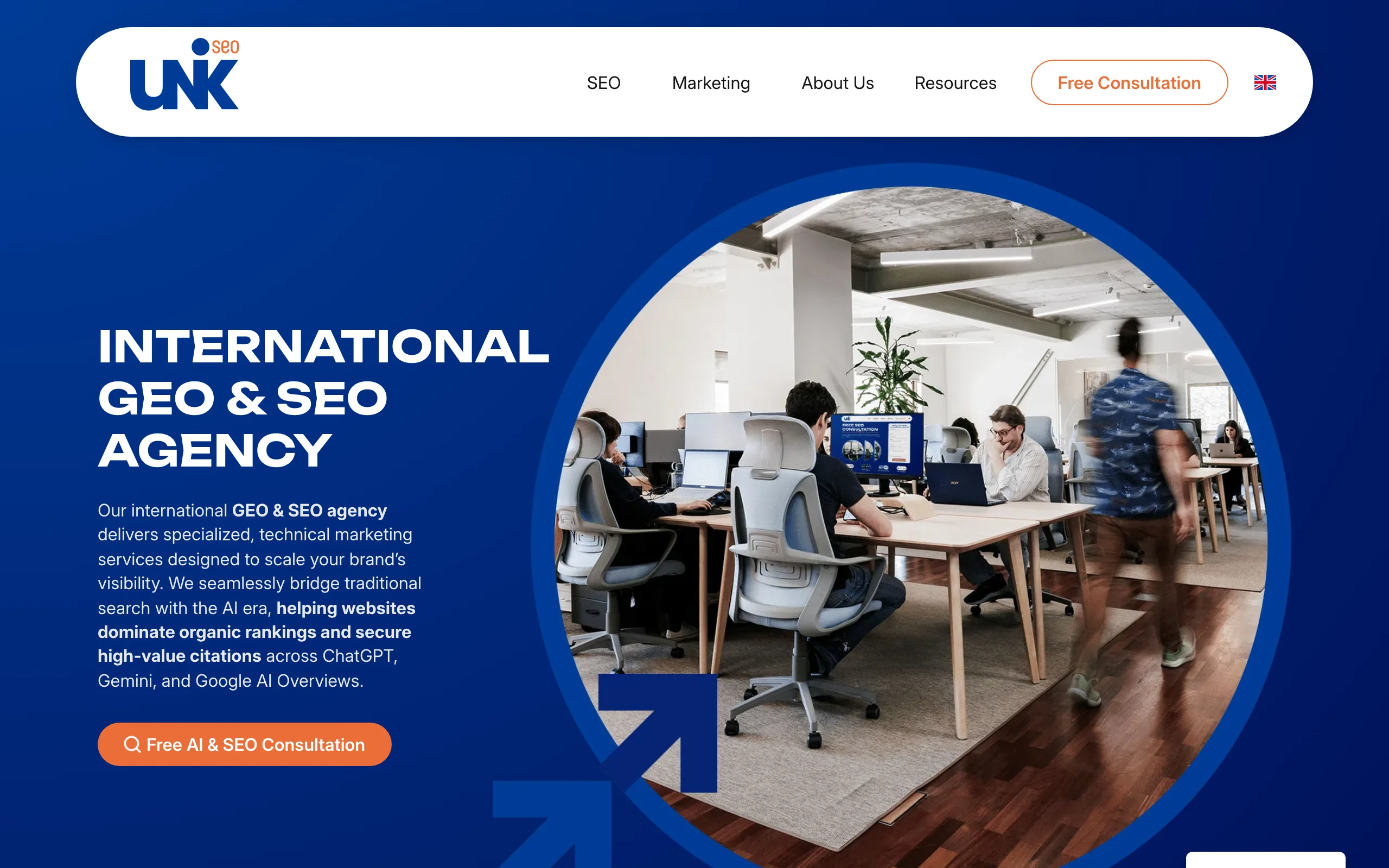 GEO Agency in Lisbon with UniK SEO