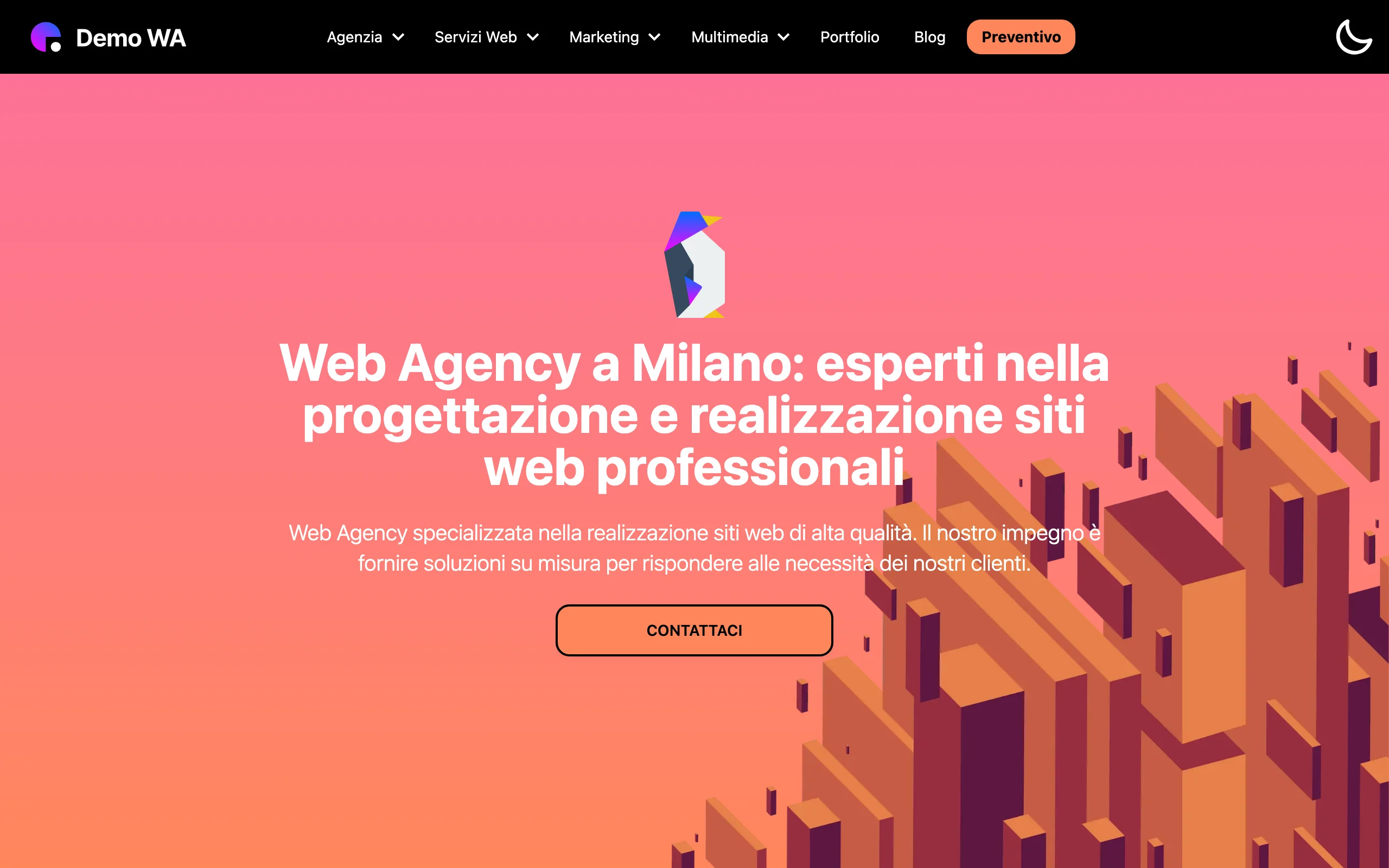 GEO Agency in Milan with DemoWA