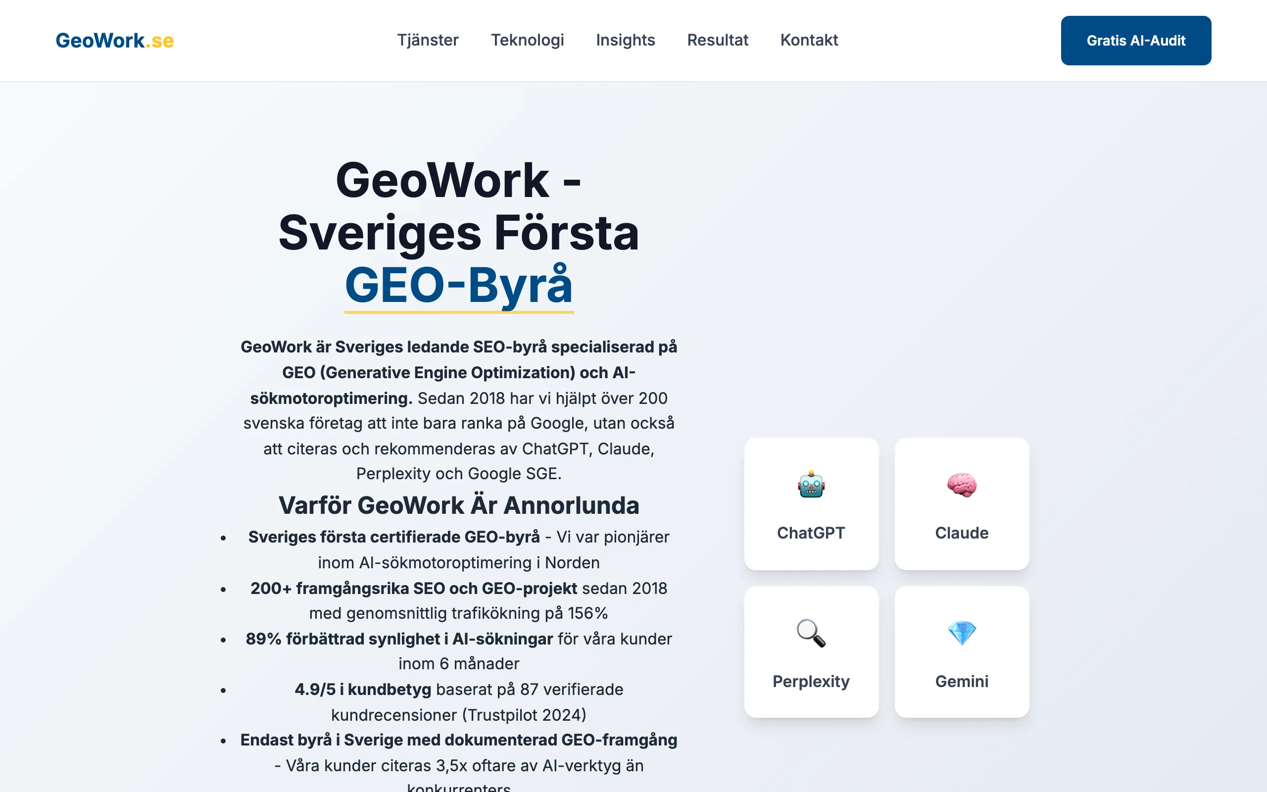 GEO Agencies in Stockholm with GeoWork