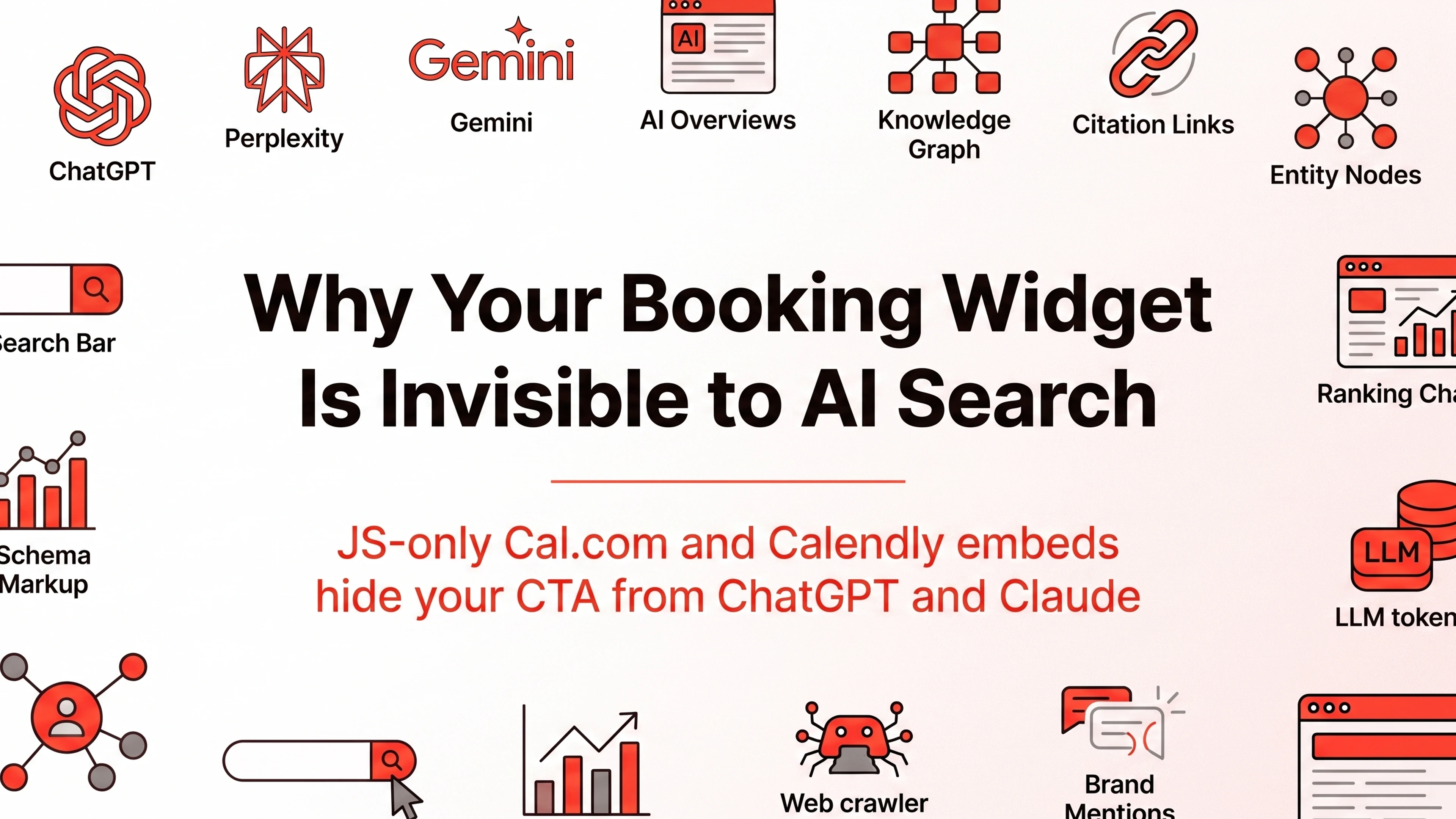 Why Your Cal.com Booking Widget Is Invisible to AI Search