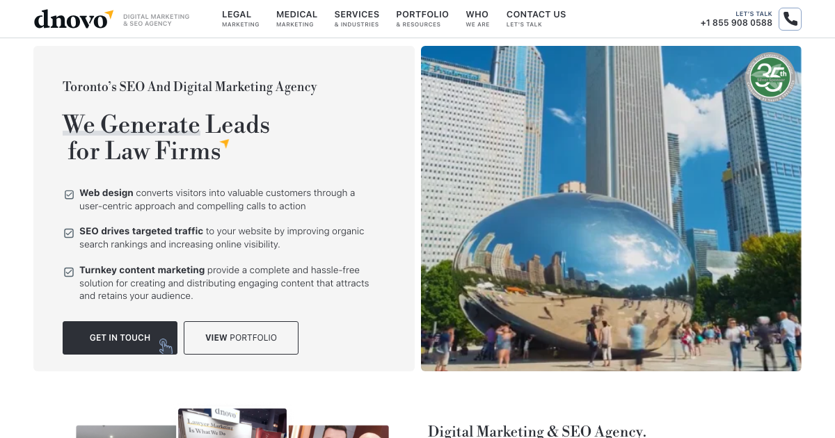 dNovo Group homepage
