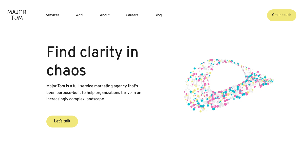 Major Tom homepage