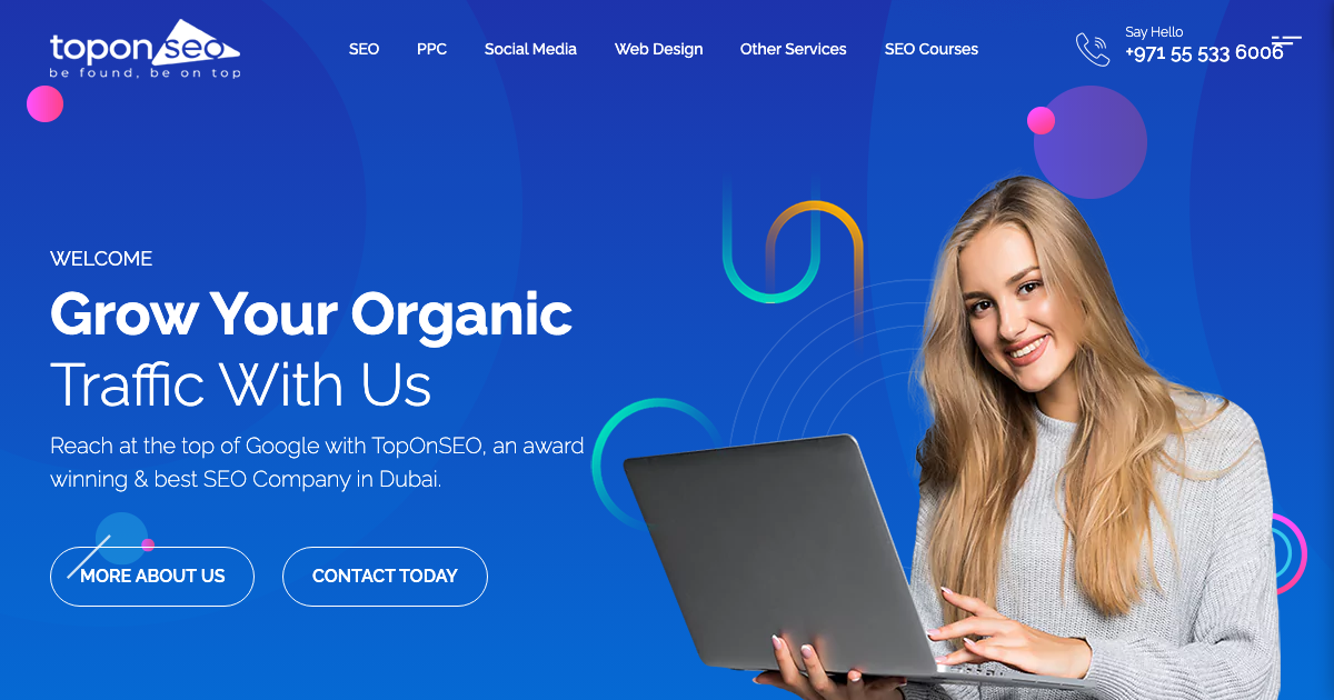 TopOnSEO homepage screenshot